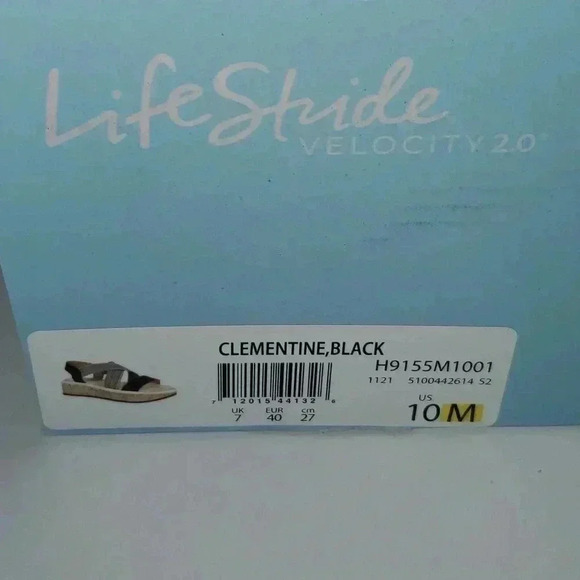 LIFE STRIDE Velocity 2.0 Clementine Round Toe Cork Platform Slip On Sandals 10 M - Picture 10 of 10